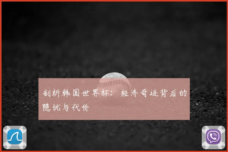 剖析韩国世界杯：经济奇迹背后的隐忧与代价